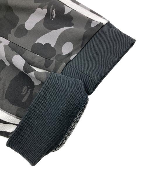 adidas（アディダス）adidas (アディダス) A BATHING APE (ア ベイシング エイプ) トラックパンツ ブラック サイズ:Lの古着・服飾アイテム