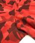 中古・古着 adidas (アディダス) A BATHING APE (ア ベイシング エイプ) CAMO JERZEY PANTS  レッド サイズ:L：6000円
