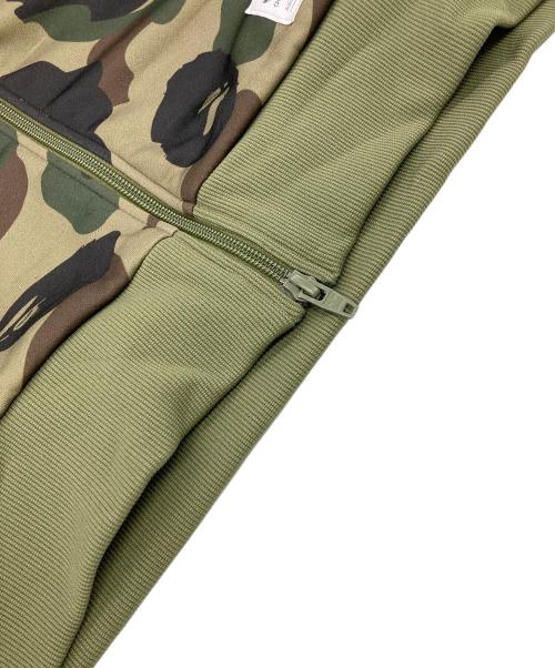 adidas（アディダス）adidas (アディダス) A BATHING APE (ア ベイシング エイプ) トラックジャケット グリーン サイズ:Mの古着・服飾アイテム