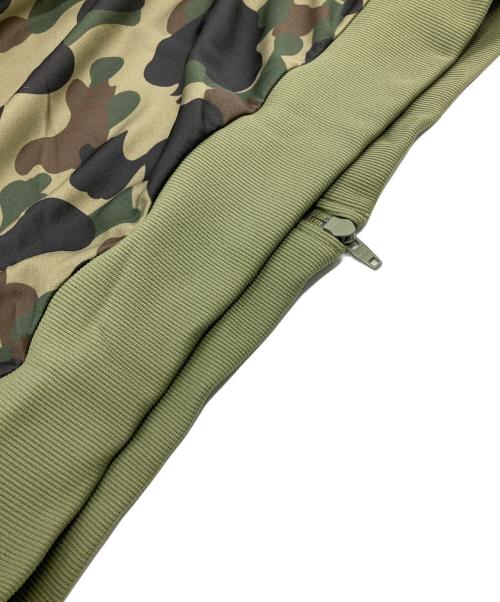 adidas（アディダス）adidas (アディダス) A BATHING APE (ア ベイシング エイプ) トラックジャケット グリーン サイズ:Mの古着・服飾アイテム