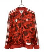 adidas×A BATHING APEアディダス×ア ベイシング エイプ）の古着「トラックジャケット」｜レッド