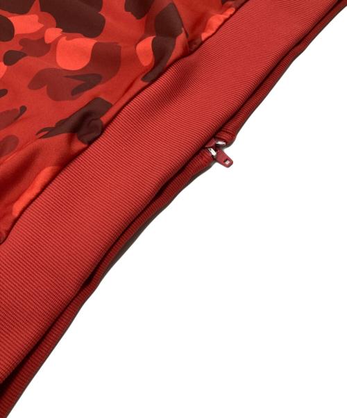 adidas（アディダス）adidas (アディダス) A BATHING APE (ア ベイシング エイプ) トラックジャケット レッド サイズ:Lの古着・服飾アイテム