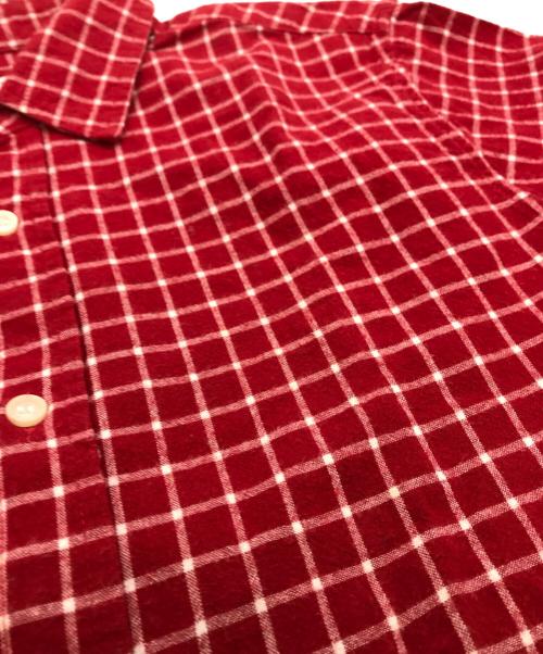 PALACE（パレス）PALACE (パレス) チェックシャツ レッド サイズ:Mの古着・服飾アイテム