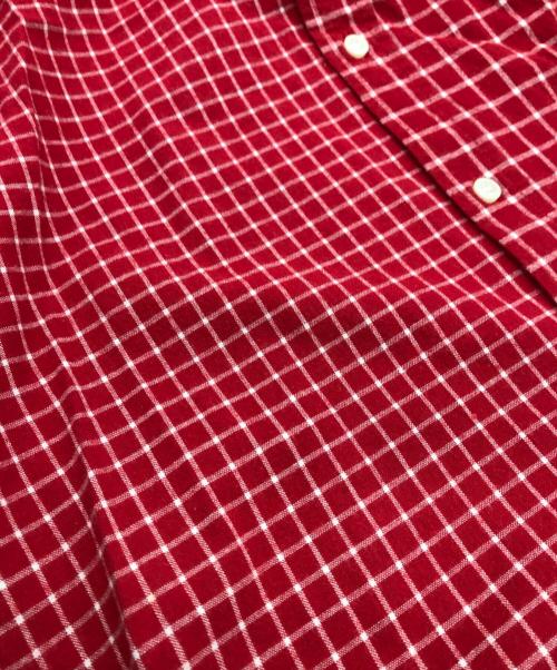 PALACE（パレス）PALACE (パレス) チェックシャツ レッド サイズ:Mの古着・服飾アイテム
