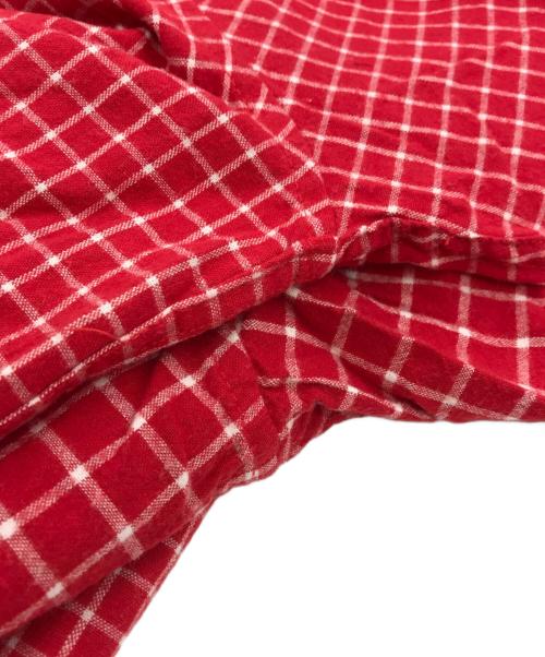 PALACE（パレス）PALACE (パレス) チェックシャツ レッド サイズ:Mの古着・服飾アイテム