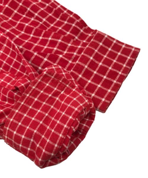 PALACE（パレス）PALACE (パレス) チェックシャツ レッド サイズ:Mの古着・服飾アイテム