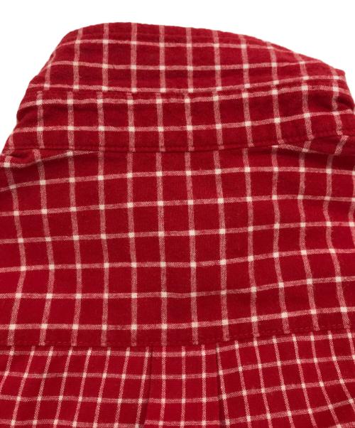 PALACE（パレス）PALACE (パレス) チェックシャツ レッド サイズ:Mの古着・服飾アイテム