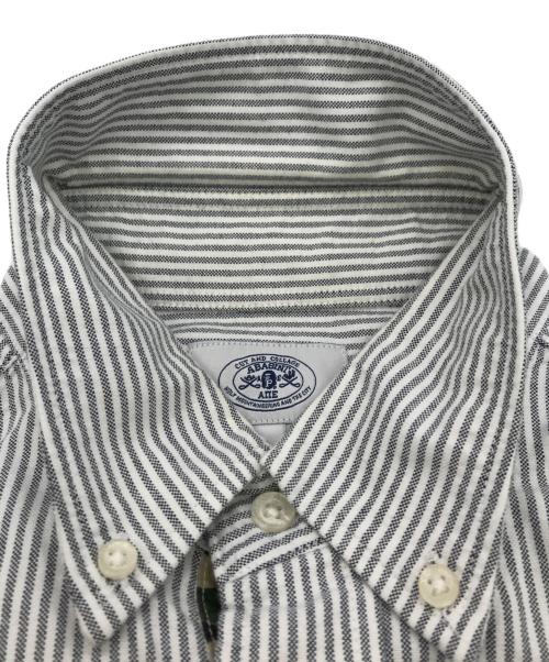 A BATHING APE（ア ベイシング エイプ）A BATHING APE (ア ベイシング エイプ) オックスフォードストライプシャツ グレー サイズ:Mの古着・服飾アイテム