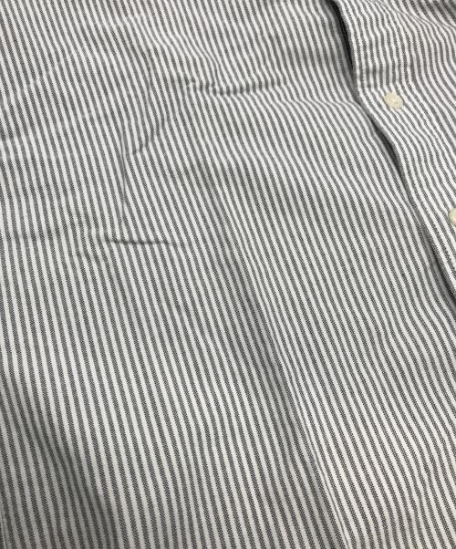A BATHING APE（ア ベイシング エイプ）A BATHING APE (ア ベイシング エイプ) オックスフォードストライプシャツ グレー サイズ:Mの古着・服飾アイテム