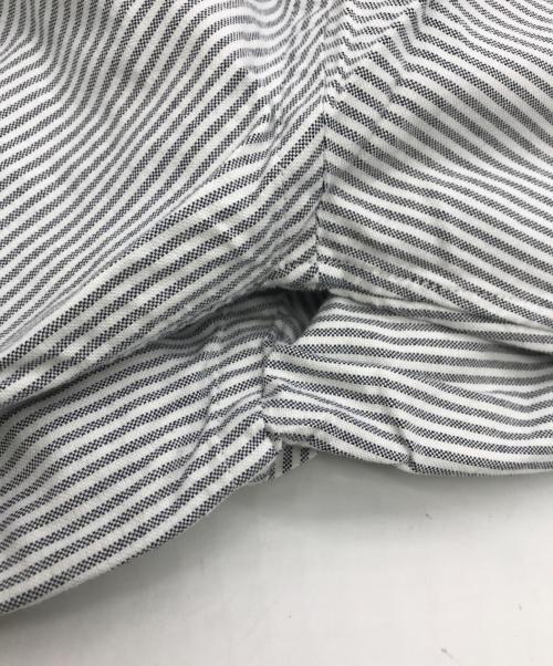 A BATHING APE（ア ベイシング エイプ）A BATHING APE (ア ベイシング エイプ) オックスフォードストライプシャツ グレー サイズ:Mの古着・服飾アイテム