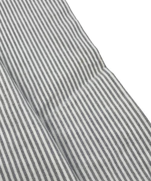 A BATHING APE（ア ベイシング エイプ）A BATHING APE (ア ベイシング エイプ) オックスフォードストライプシャツ グレー サイズ:Mの古着・服飾アイテム