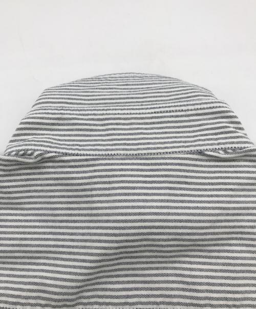 A BATHING APE（ア ベイシング エイプ）A BATHING APE (ア ベイシング エイプ) オックスフォードストライプシャツ グレー サイズ:Mの古着・服飾アイテム