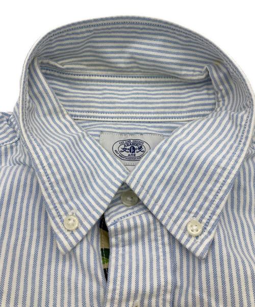 A BATHING APE（ア ベイシング エイプ）A BATHING APE (ア ベイシング エイプ) オックスフォードストライプシャツ ブルー サイズ:Lの古着・服飾アイテム