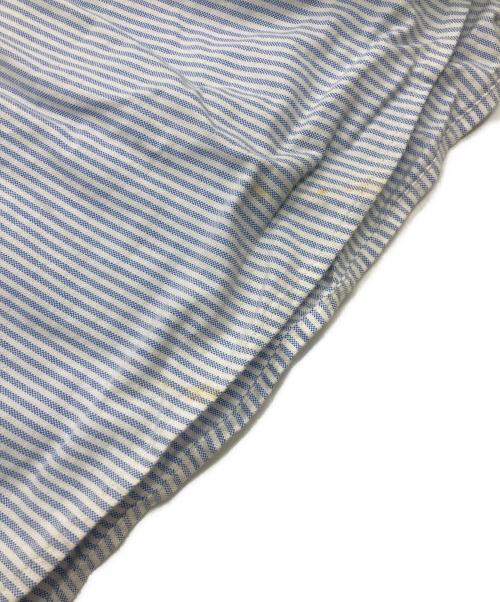 A BATHING APE（ア ベイシング エイプ）A BATHING APE (ア ベイシング エイプ) オックスフォードストライプシャツ ブルー サイズ:Lの古着・服飾アイテム