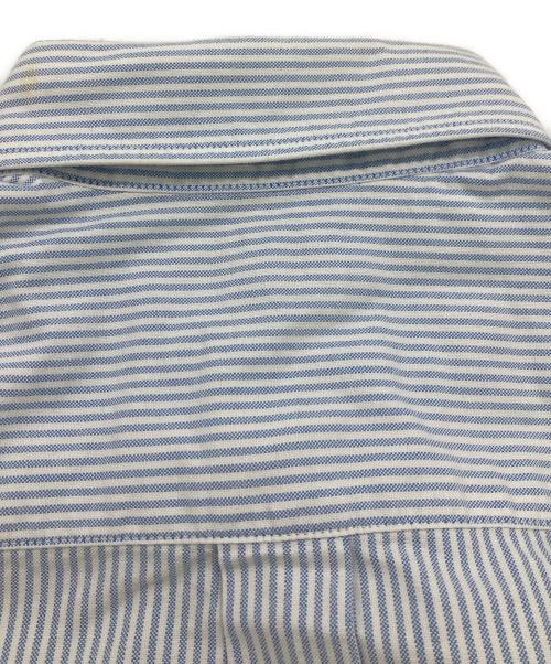 A BATHING APE（ア ベイシング エイプ）A BATHING APE (ア ベイシング エイプ) オックスフォードストライプシャツ ブルー サイズ:Lの古着・服飾アイテム