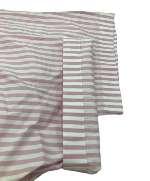 COMME des GARCONS HOMME DEUX（コムデギャルソン オム ドゥ）COMME des GARCONS HOMME DEUX (コムデギャルソン オム ドゥ) ストライプS/Sシャツ/Striped  shirt ピンク サイズ:Mの古着・服飾アイテム