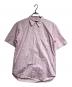 COMME des GARCONS HOMME DEUX（コムデギャルソン オム ドゥ）の古着「ストライプS/Sシャツ/Striped  shirt」｜ピンク