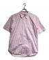 COMME des GARCONS HOMME DEUX（コムデギャルソン オム ドゥ）の古着「ストライプS/Sシャツ/Striped  shirt」｜ピンク