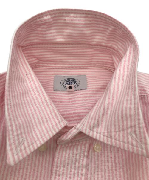 A BATHING APE（ア ベイシング エイプ）A BATHING APE (ア ベイシング エイプ) オックスフォードストライプシャツ ピンク サイズ:Ｍの古着・服飾アイテム