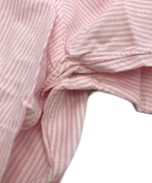 A BATHING APE（ア ベイシング エイプ）A BATHING APE (ア ベイシング エイプ) オックスフォードストライプシャツ ピンク サイズ:Ｍの古着・服飾アイテム