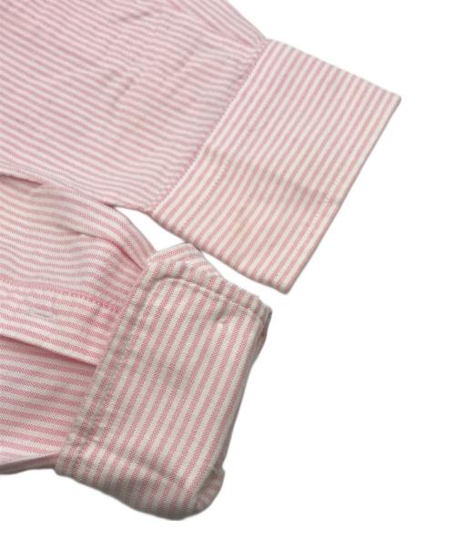 A BATHING APE（ア ベイシング エイプ）A BATHING APE (ア ベイシング エイプ) オックスフォードストライプシャツ ピンク サイズ:Ｍの古着・服飾アイテム