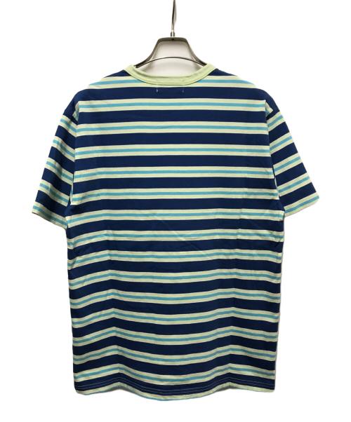 A BATHING APE（アベイシングエイプ）A BATHING APE (アベイシングエイプ) ボーダーカットソー ブルー サイズ:Lの古着・服飾アイテム