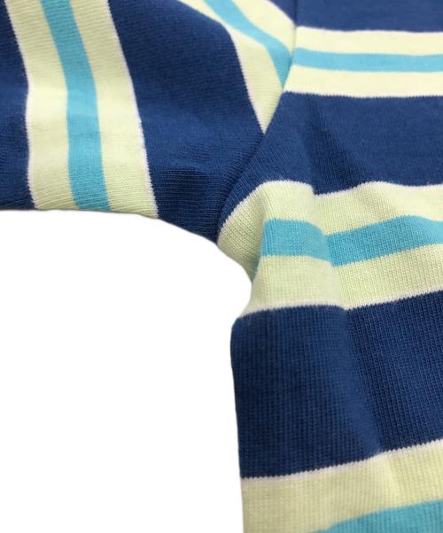 A BATHING APE（アベイシングエイプ）A BATHING APE (アベイシングエイプ) ボーダーカットソー ブルー サイズ:Lの古着・服飾アイテム