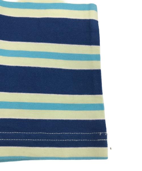 A BATHING APE（アベイシングエイプ）A BATHING APE (アベイシングエイプ) ボーダーカットソー ブルー サイズ:Lの古着・服飾アイテム