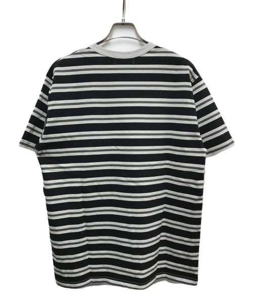 A BATHING APE（アベイシングエイプ）A BATHING APE (アベイシングエイプ) ボーダーカットソー ブラック サイズ:Lの古着・服飾アイテム