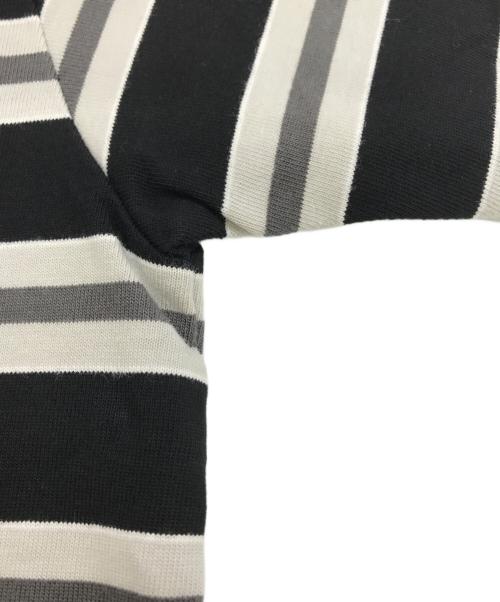 A BATHING APE（アベイシングエイプ）A BATHING APE (アベイシングエイプ) ボーダーカットソー ブラック サイズ:Lの古着・服飾アイテム