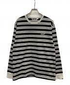 A BATHING APEア ベイシング エイプ）の古着「ボーダーカットソー」｜ブラック