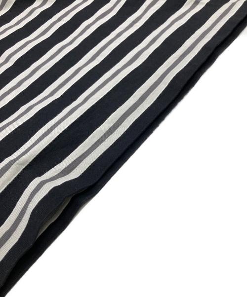 A BATHING APE（ア ベイシング エイプ）A BATHING APE (ア ベイシング エイプ) ボーダーカットソー ブラック サイズ:XLの古着・服飾アイテム