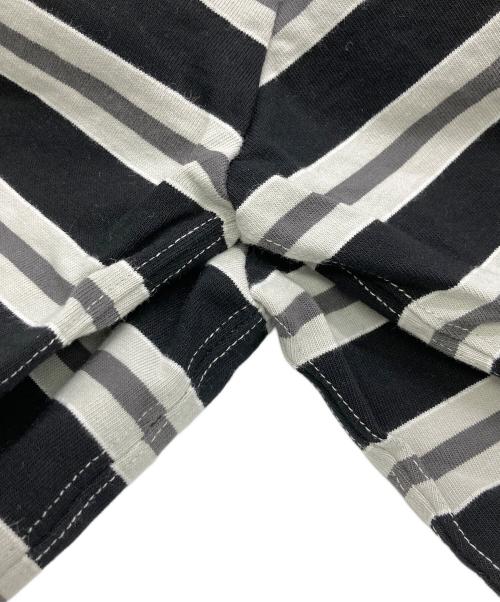 A BATHING APE（ア ベイシング エイプ）A BATHING APE (ア ベイシング エイプ) ボーダーカットソー ブラック サイズ:XLの古着・服飾アイテム