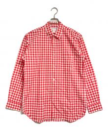 COMME des GARCONS SHIRT（コムデギャルソンシャツ）の古着「ギンガムチェックシャツ/gingham check shirt」｜レッド