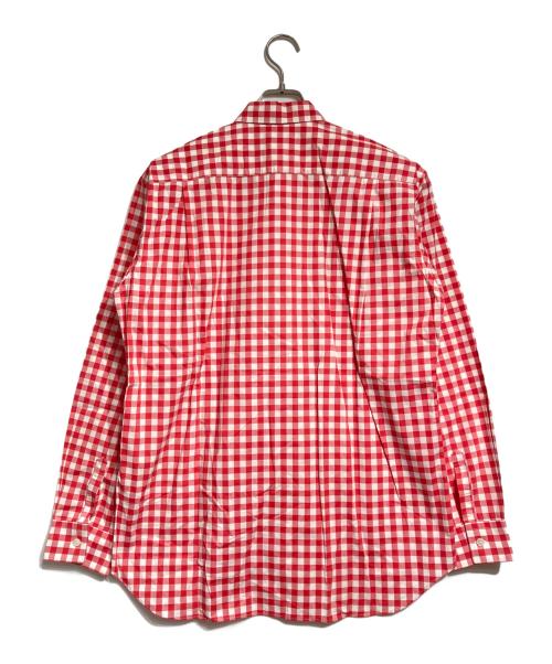 COMME des GARCONS SHIRT（コムデギャルソンシャツ）COMME des GARCONS SHIRT (コムデギャルソンシャツ) ギンガムチェックシャツ/gingham check shirt レッド サイズ:Mの古着・服飾アイテム