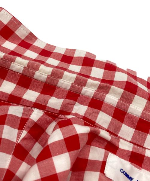 COMME des GARCONS SHIRT（コムデギャルソンシャツ）COMME des GARCONS SHIRT (コムデギャルソンシャツ) ギンガムチェックシャツ/gingham check shirt レッド サイズ:Mの古着・服飾アイテム