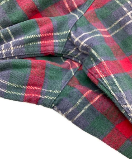 SUPREME（シュプリーム）Supreme (シュプリーム) Plaid Flannel Shirt グリーン×レッド サイズ:Ｍの古着・服飾アイテム