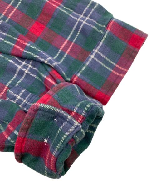 SUPREME（シュプリーム）Supreme (シュプリーム) Plaid Flannel Shirt グリーン×レッド サイズ:Ｍの古着・服飾アイテム