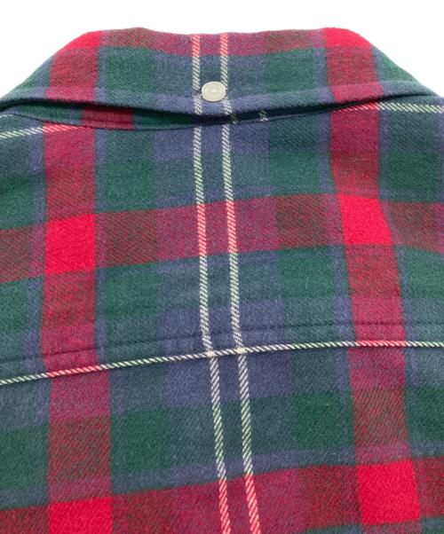SUPREME（シュプリーム）Supreme (シュプリーム) Plaid Flannel Shirt グリーン×レッド サイズ:Ｍの古着・服飾アイテム