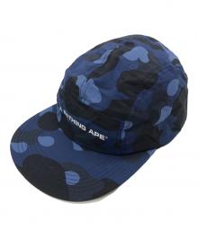 A BATHING APE（ア ベイシング エイプ）の古着「Color Camo Jet Cap」｜ネイビー