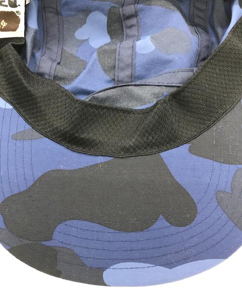 A BATHING APE（ア ベイシング エイプ）A BATHING APE (ア ベイシング エイプ) Color Camo Jet Cap ネイビーの古着・服飾アイテム