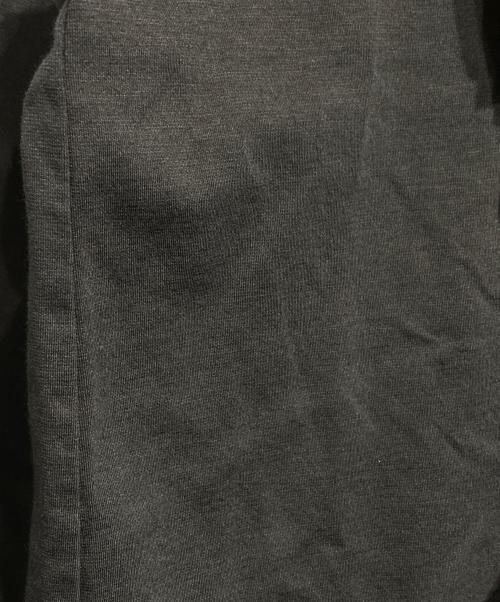 noir kei ninomiya（ノワール ケイ ニノミヤ）noir kei ninomiya (ノワール ケイ ニノミヤ) フリル綿ポンチロングコート/Frilled cotton poncho long coat ブラック サイズ:XSの古着・服飾アイテム