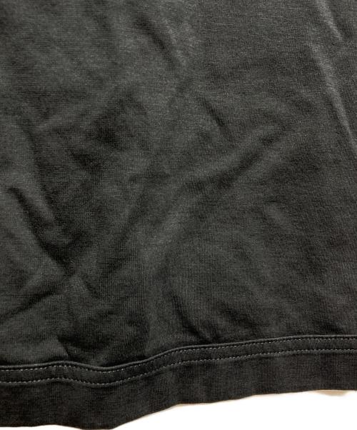 noir kei ninomiya（ノワール ケイ ニノミヤ）noir kei ninomiya (ノワール ケイ ニノミヤ) フリル綿ポンチロングコート/Frilled cotton poncho long coat ブラック サイズ:XSの古着・服飾アイテム