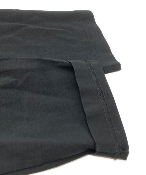 noir kei ninomiya（ノワール ケイ ニノミヤ）noir kei ninomiya (ノワール ケイ ニノミヤ) フリル綿ポンチロングコート/Frilled cotton poncho long coat ブラック サイズ:XSの古着・服飾アイテム