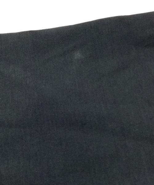 noir kei ninomiya（ノワール ケイ ニノミヤ）noir kei ninomiya (ノワール ケイ ニノミヤ) フリル綿ポンチロングコート/Frilled cotton poncho long coat ブラック サイズ:XSの古着・服飾アイテム