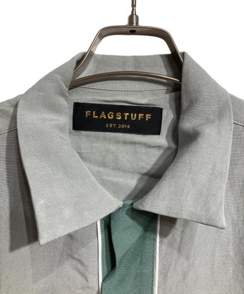 flagstuff（フラグスタフ）FLAGSTUFF (フラグスタフ) carnivorous plant S/S SHIRTS/食虫植物 半袖シャツ グリーン サイズ:XLの古着・服飾アイテム