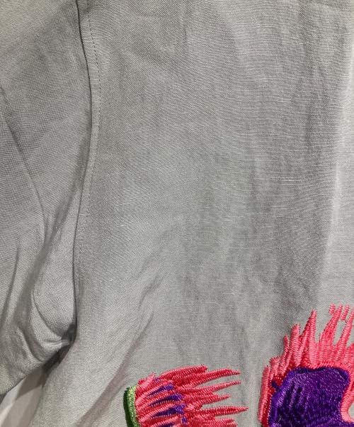 flagstuff（フラグスタフ）FLAGSTUFF (フラグスタフ) carnivorous plant S/S SHIRTS/食虫植物 半袖シャツ グリーン サイズ:XLの古着・服飾アイテム