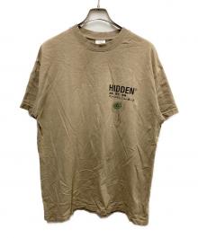 HIDDEN NEW YORK（ヒドゥンニューヨーク）の古着「プリントTシャツ」｜ベージュ
