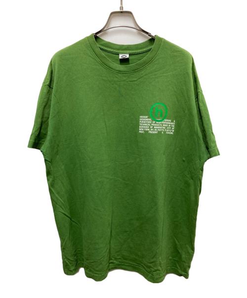 HIDDEN NEW YORK（ヒドゥンニューヨーク）HIDDEN NEW YORK (ヒドゥンニューヨーク) プリントTシャツ グリーン サイズ:Lの古着・服飾アイテム