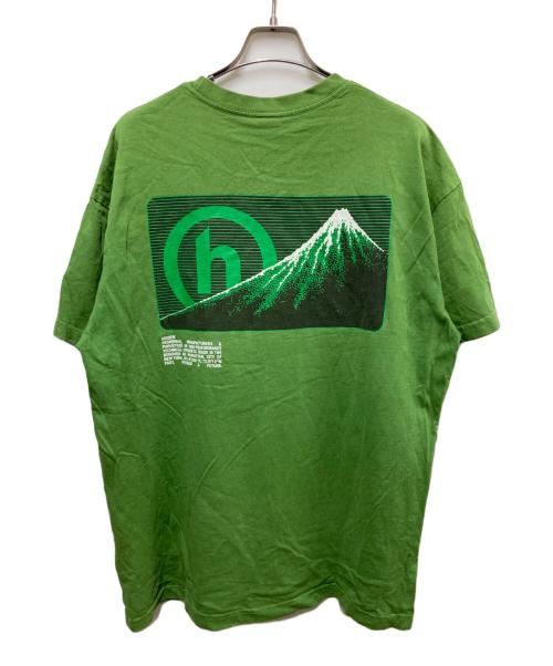 HIDDEN NEW YORK（ヒドゥンニューヨーク）HIDDEN NEW YORK (ヒドゥンニューヨーク) プリントTシャツ グリーン サイズ:Lの古着・服飾アイテム